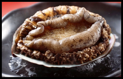 アワビの陶板焼き（個人盛り）