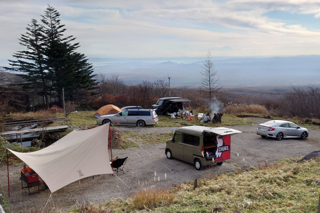 キャンプ風景（区画NO.4～7）